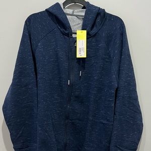Men’s Cotton Fleece Full Zip Hoodie- All  In Motion